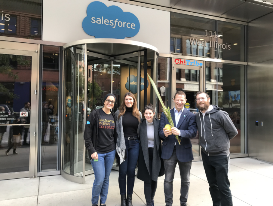 Salesforce Celebrates Sukkot in Chicago