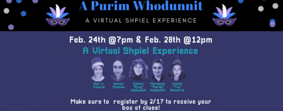 Metro Chicago Hillel Presents A Purim Whodunnit: A Virtual Shpiel Experience chitribe
