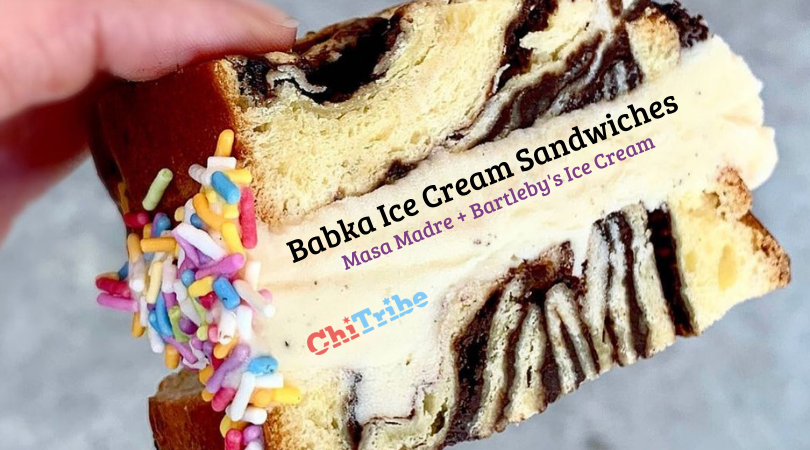 Babka Ice Cream Sandwiches in Chicago
