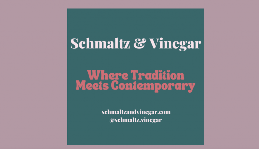 schmaltz and vinegar chitribe