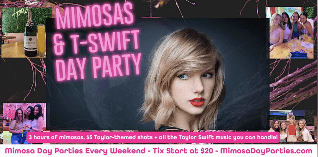 Mimosas & T-Swift Day Party at Old Crow Tickets
