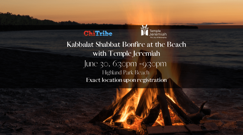 chitribe Kabbalat Shabbat Bonfire at the Beach