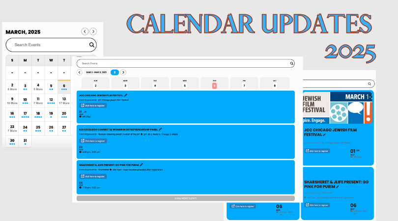 new calendar updates chitribe